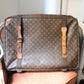 Louis Vuitton valise modèle Satellite en toile et cuir