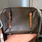 Louis Vuitton valise modèle Satellite en toile et cuir