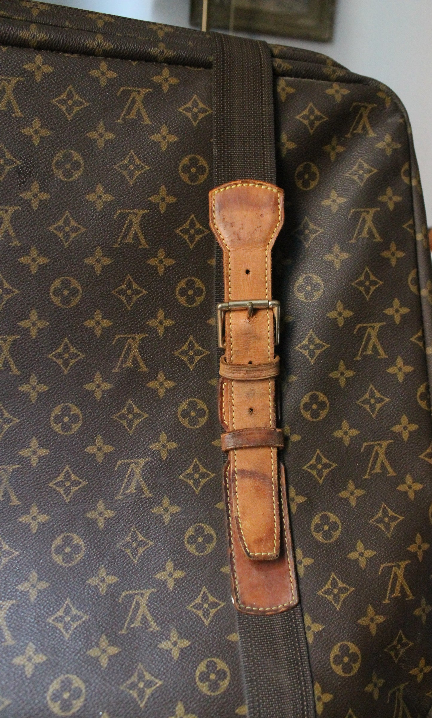 Louis Vuitton valise modèle Satellite en toile et cuir