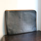 Hermès pochette porte-documents / porte-ordinateur en cuir noir