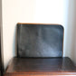 Hermès pochette porte-documents / porte-ordinateur en cuir noir