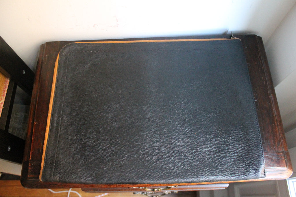 Hermès pochette porte-documents / porte-ordinateur en cuir noir