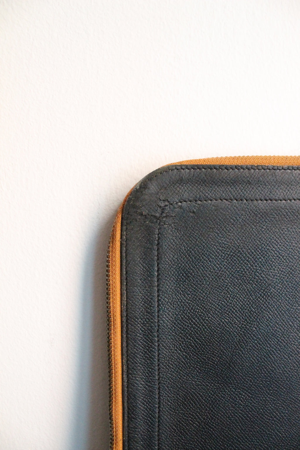 Hermès pochette porte-documents / porte-ordinateur en cuir noir