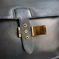 Hermès sac à dépêche en cuir noir