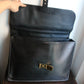 Hermès sac à dépêche en cuir noir