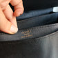 Hermès sac à dépêche en cuir noir