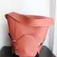 Sac seau Céline rose foncé en cuir et toile