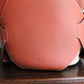 Sac seau Céline rose foncé en cuir et toile