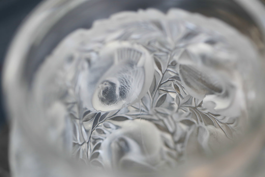 Lalique vase en cristal modèle Bagatelle