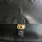 Hermès sac à dépêche en cuir noir box