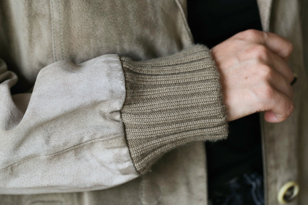 Céline veste vintage en cuir gris