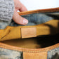 Louis Vuitton sac à main modèle Pleaty en denim bleu et cuir