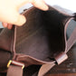Hermès sac à main modèle Rodéo en cuir grainé marron
