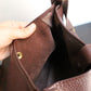 Hermès sac à main modèle Rodéo en cuir grainé marron