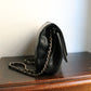 Chanel sac à main Timeless en cuir noir à rabat