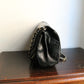 Chanel sac à main Timeless en cuir noir à rabat