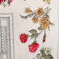 Hermès carré en soie blanc et rouge modèle "Quai aux Fleurs"