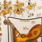 Hermès carré en soie modèle "Artaban" jaune