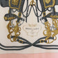 Hermès carré en soie modèle "Bride de Gala" rose