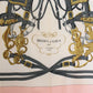 Hermès carré en soie modèle "Bride de Gala" rose
