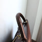 Hermès Paris sac Kelly 32 en cuir box bordeaux vintage