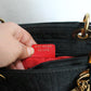 Dior sac à main modèle Lady Dior en toile noire