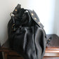 Yves Saint Laurent sac à main modèle Mombasa en cuir de lézard noir