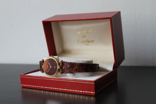Montre Cartier Must modèle Vendôme en vermeil