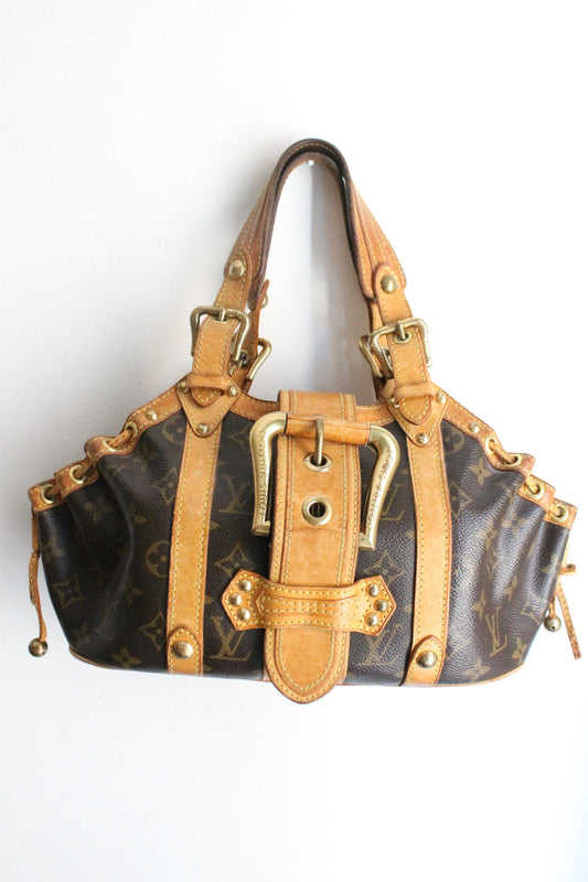 Louis Vuitton sac à main modèle Theda en toile monogram et cuir