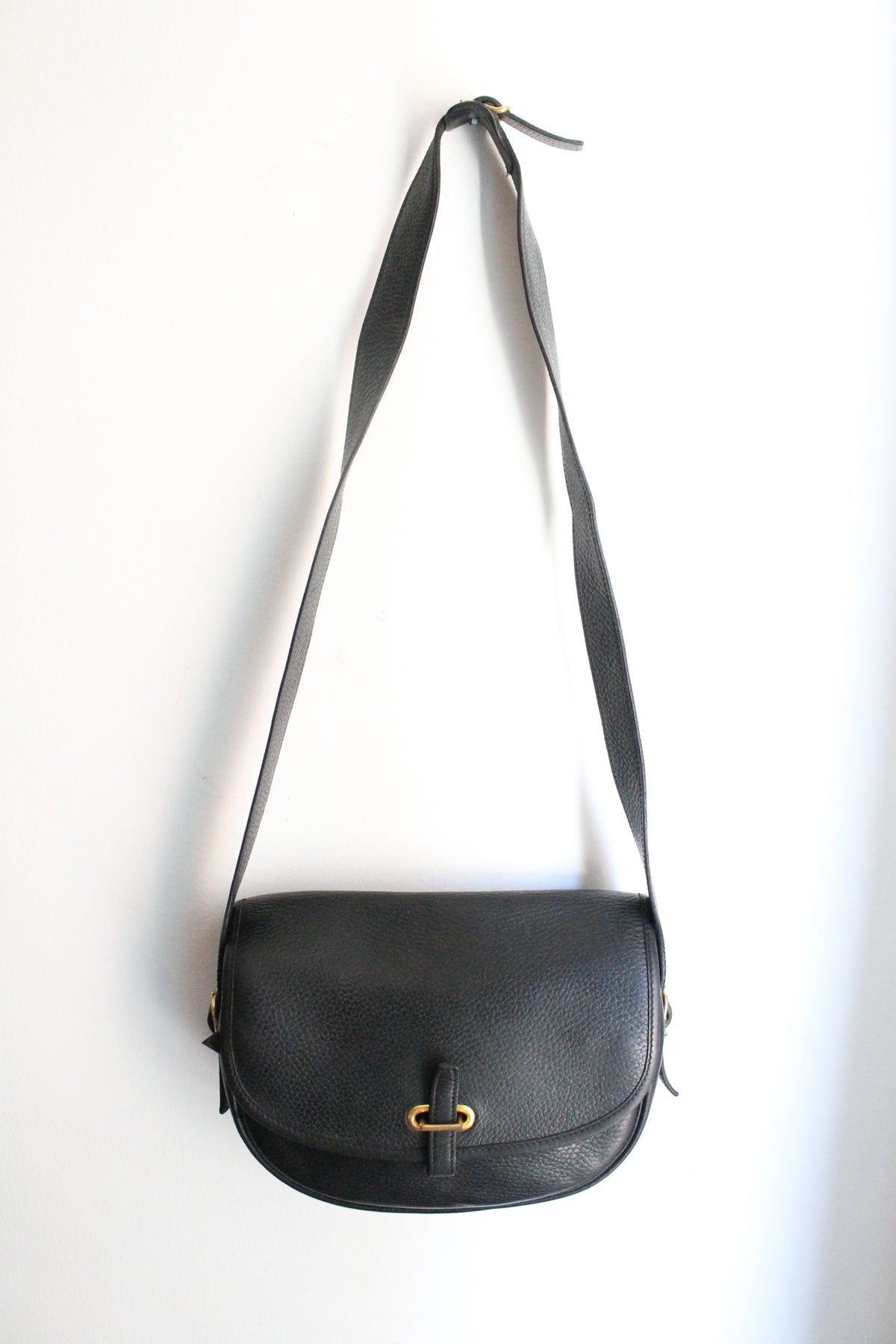 Hermès sac à main modèle Balle de Golf vintage en cuir grainé noir