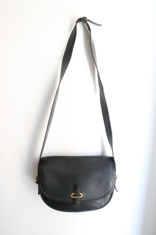 Hermès sac à main modèle Balle de Golf vintage en cuir grainé noir