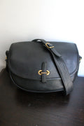 Hermès sac à main modèle Balle de Golf vintage en cuir grainé noir