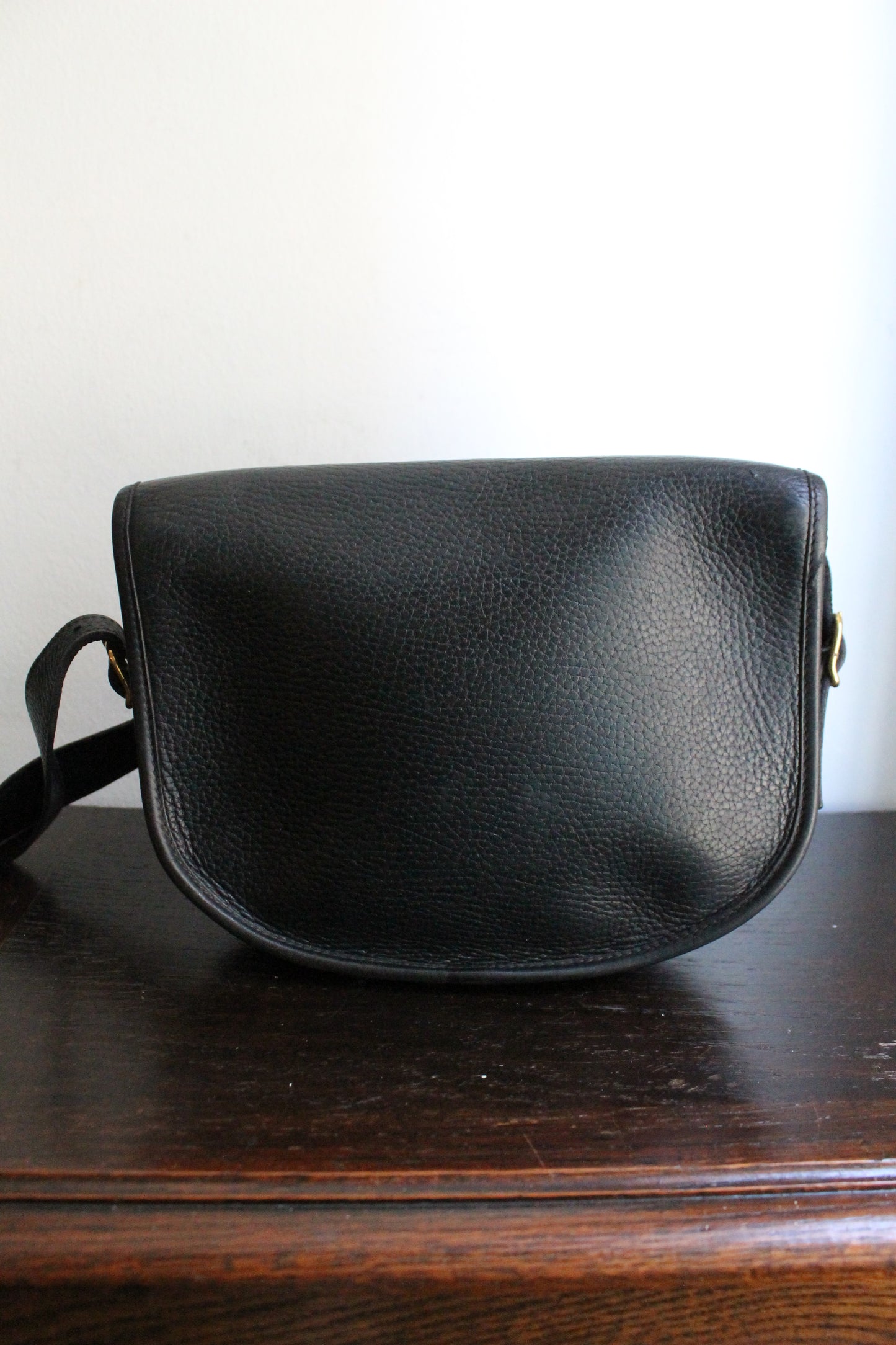 Hermès sac à main modèle Balle de Golf vintage en cuir grainé noir