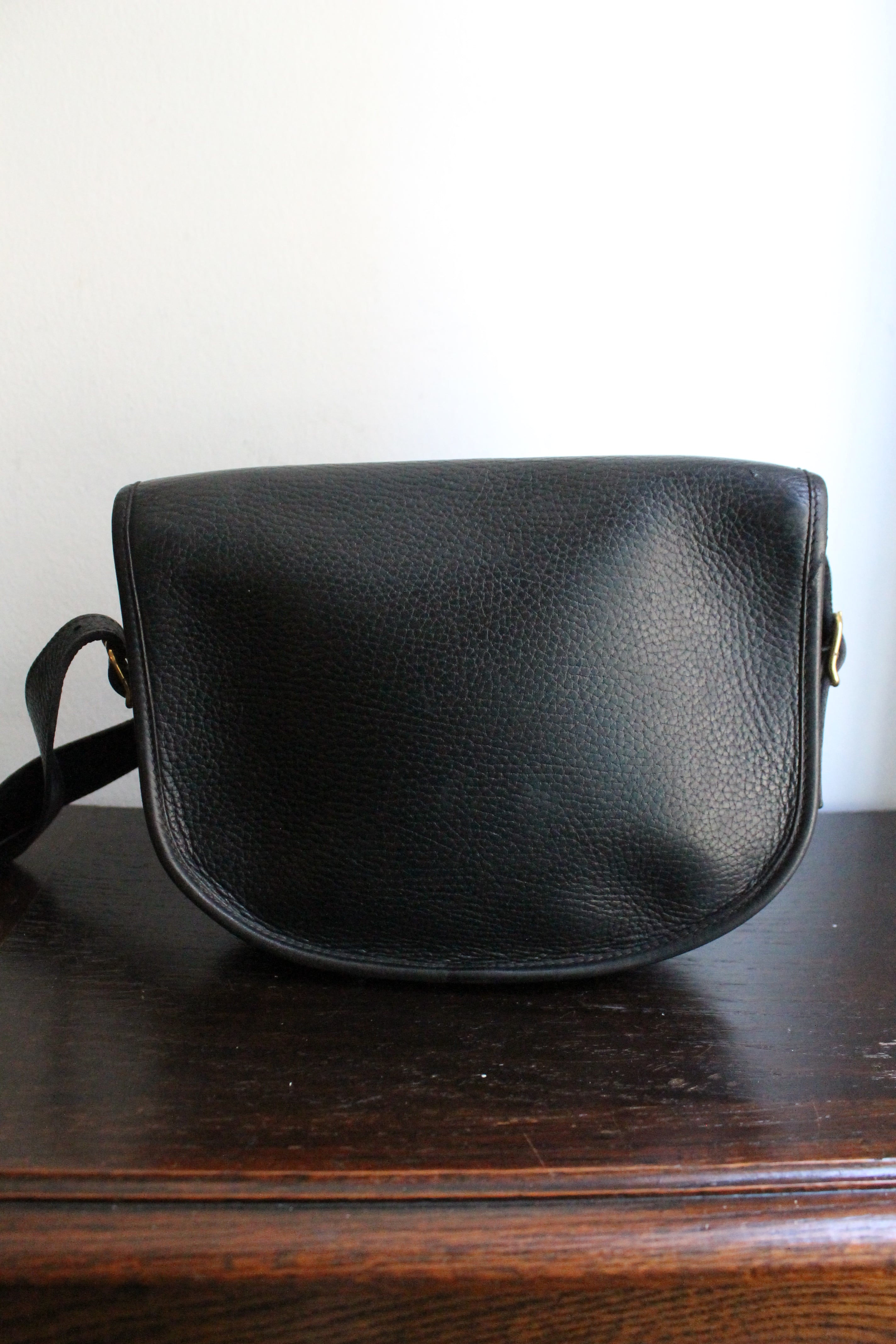 Hermès sac à main modèle Balle de Golf vintage en cuir grainé noir