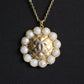 Chanel collier en métal et perles fantaisie