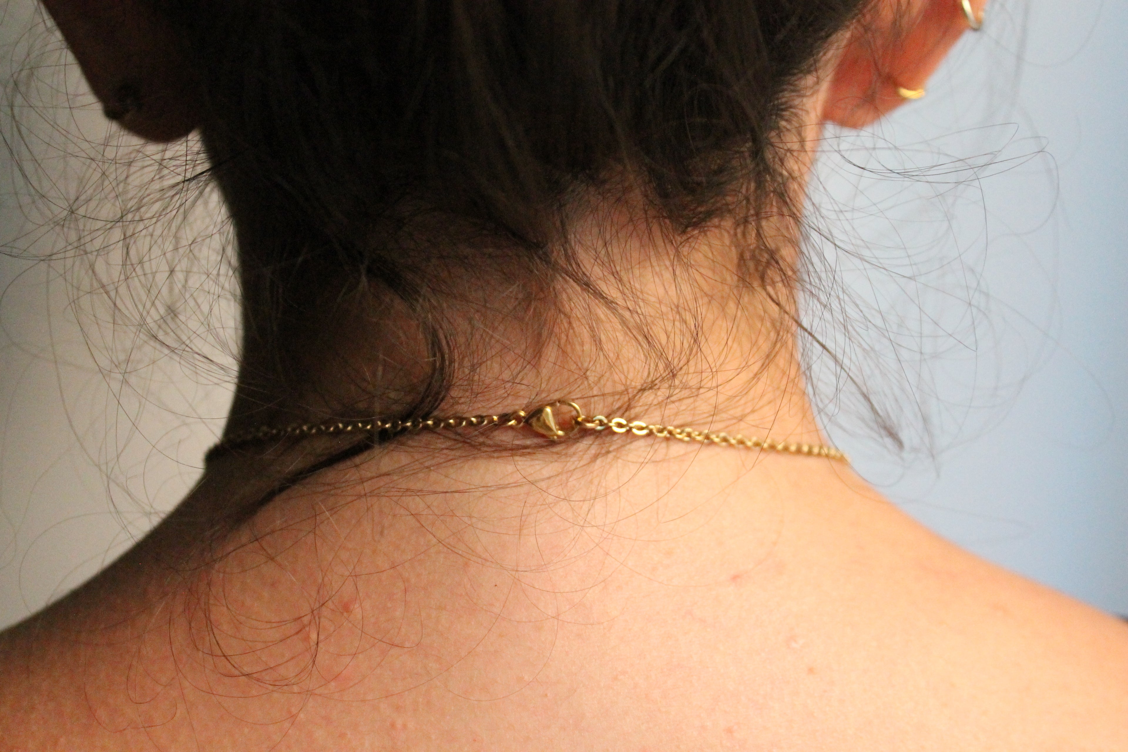 Chanel collier en métal et perles fantaisie