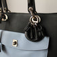 Dior sac à main Lady Dior modèle large pocket tricolore