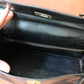 Hermès sac à main modèle Kelly 28 en cuir box retourné noir