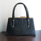 Tiffany & Co sac à main vintage années 1950-1960 en cuir bleu marine
