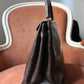 Hermès sac à main modèle Kelly 32 en cuir box marron