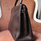 Hermès sac à main modèle Kelly 32 en cuir box marron