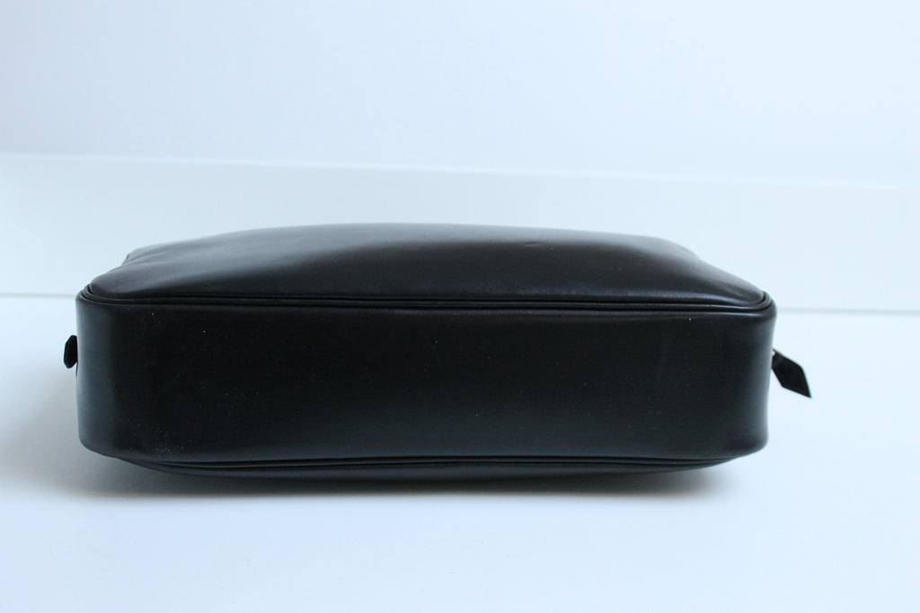 Hermès sac à main modèle Plume en cuir noir