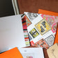 Hermès coffret collector "La Soie" set documentaire comprenant 7 fascicules