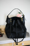 Loewe sac à main modèle balloon en cuir grainé noir