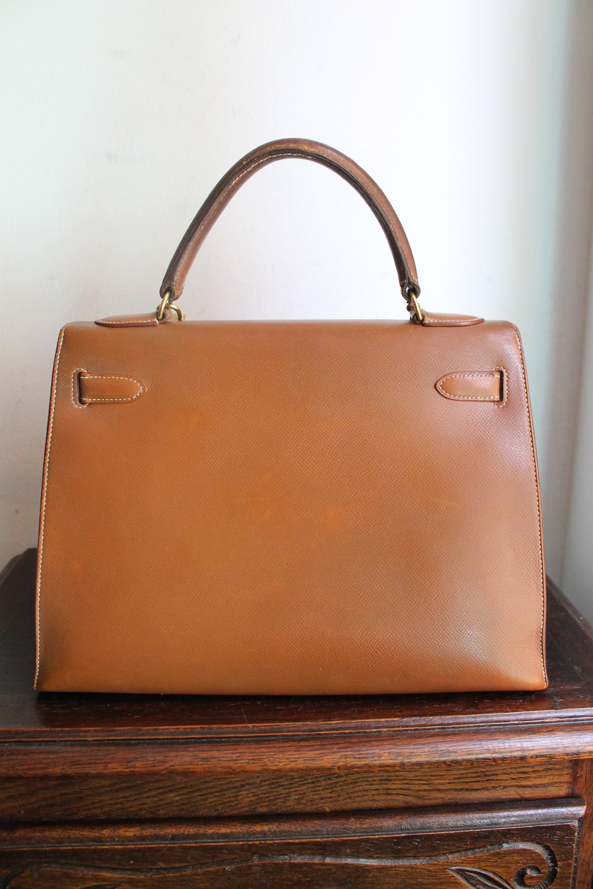 Hermès sac à main modèle Kelly Sellier 32 epsom gold