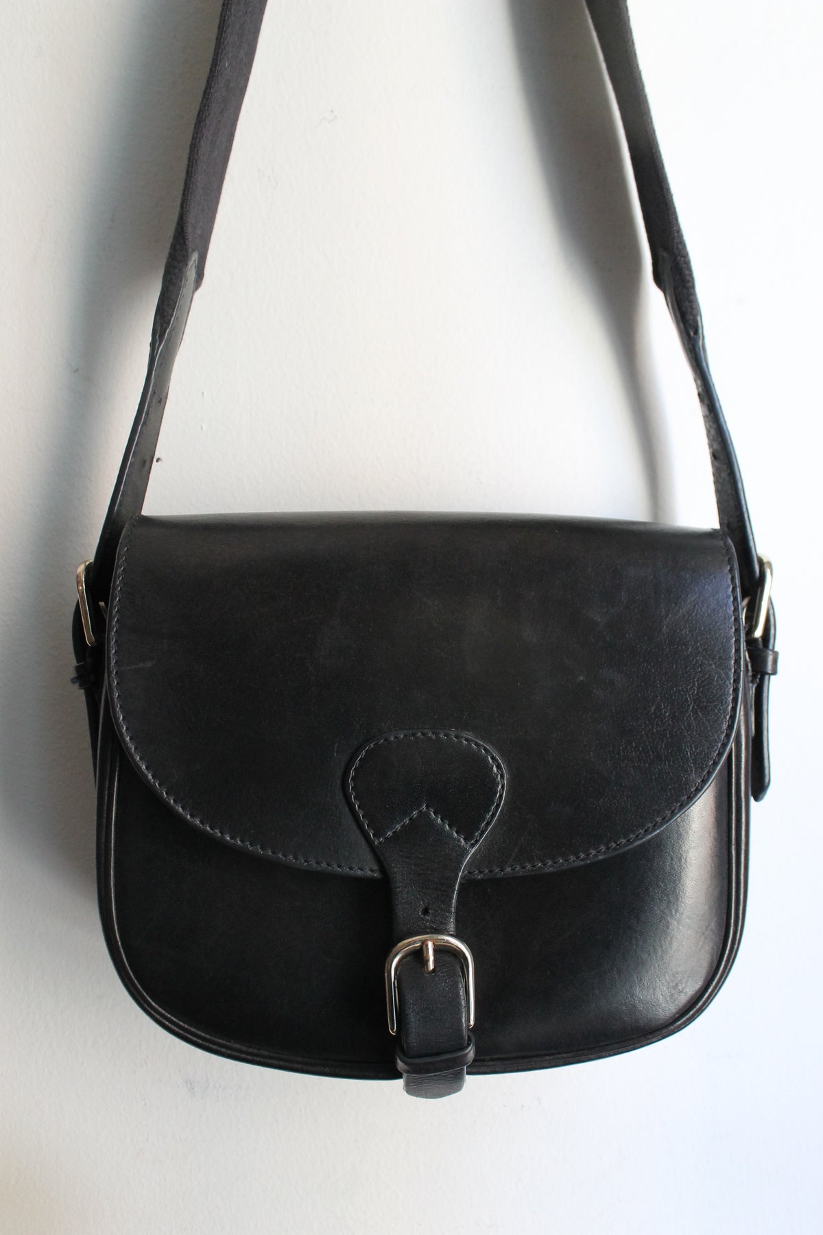 Soeur sac à main en cuir noir