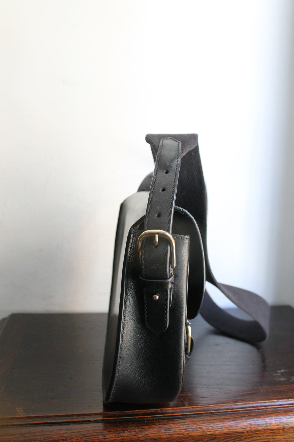 Soeur sac à main en cuir noir