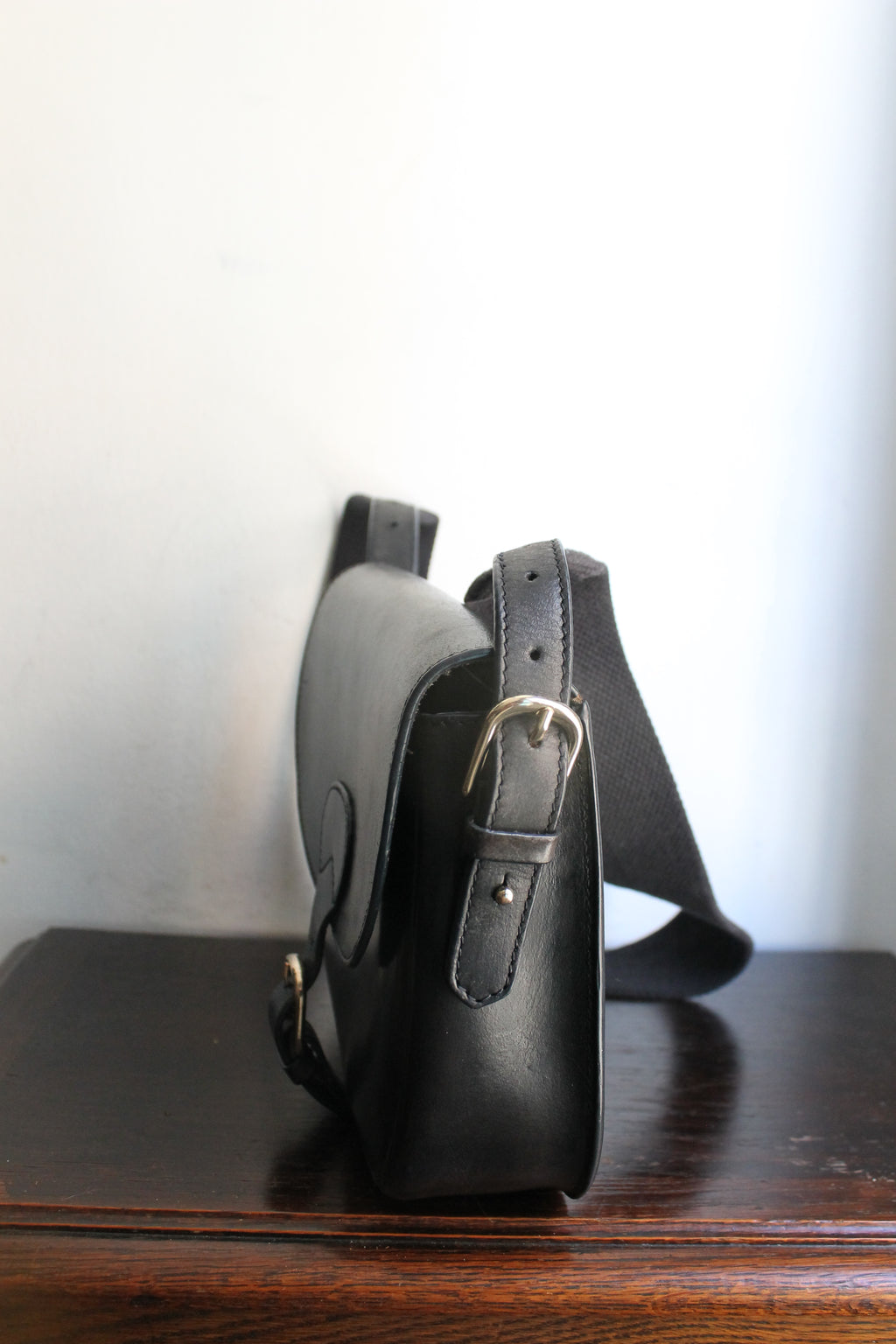 Soeur sac à main en cuir noir