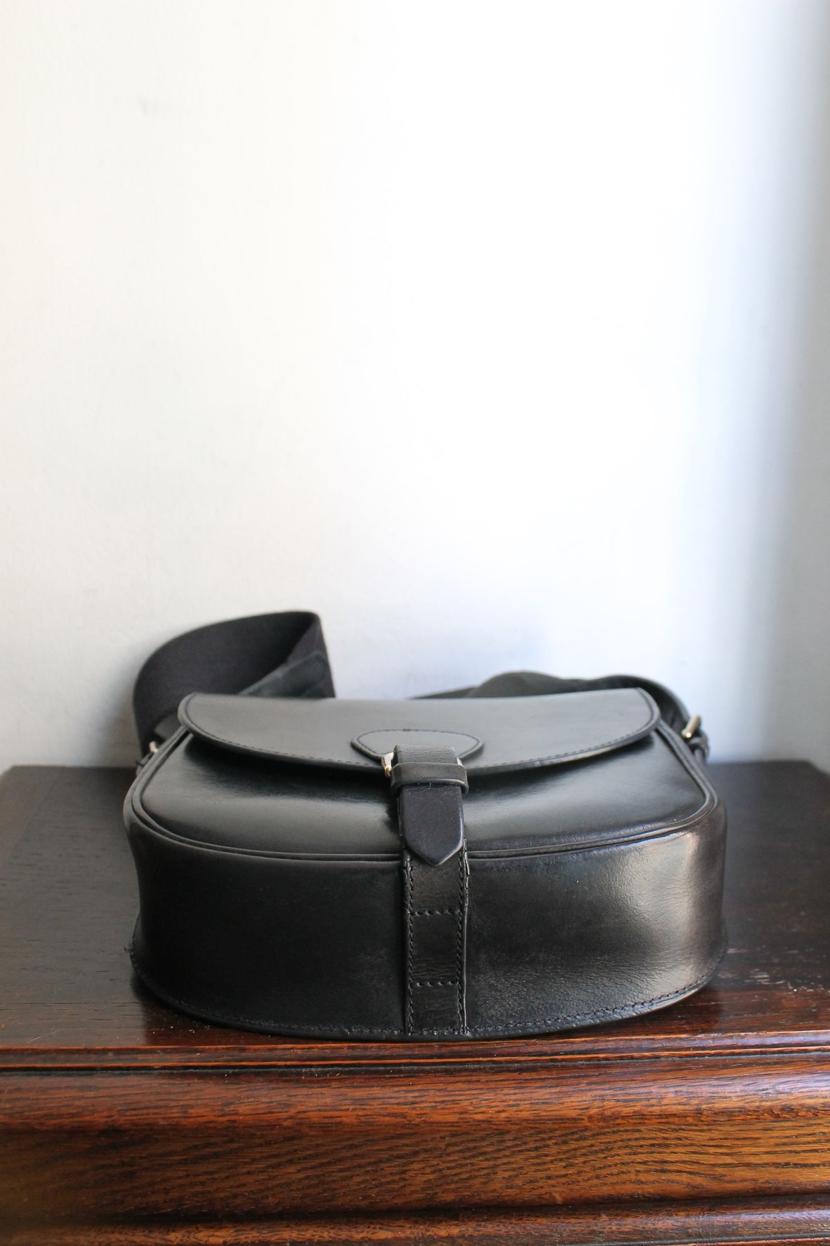 Soeur sac à main en cuir noir