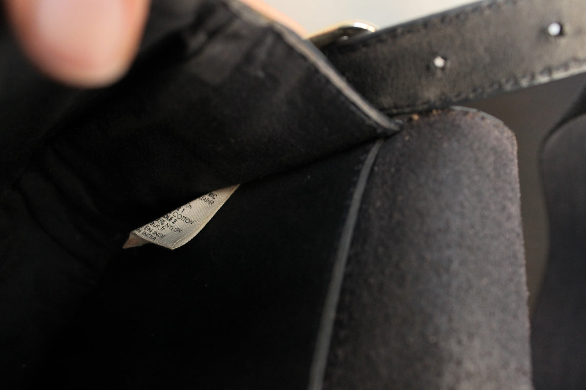 Soeur sac à main en cuir noir